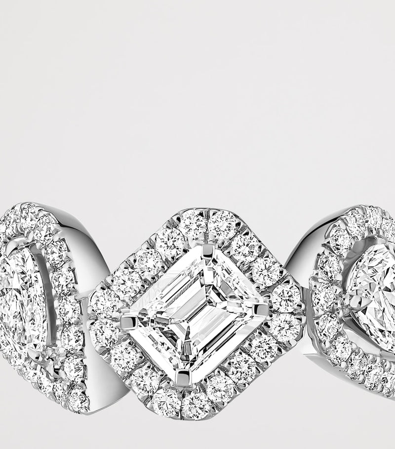Messika white gold diamond ear cuff 0.60ct (British brand)