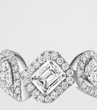 Messika white gold diamond ear cuff 0.60ct (British brand)