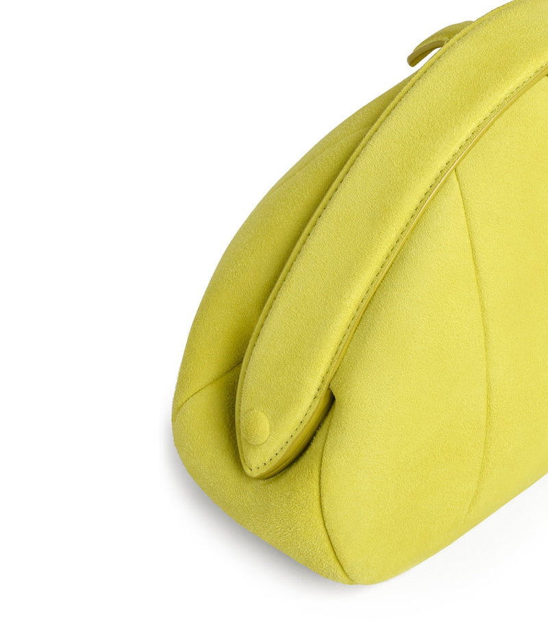 Alaïa small suede purse clutch bag, imported from the UK