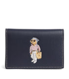 Polo Ralph Lauren leather Polo Bear folded card holder (British brand)