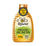 Holland & Barrett Rowse Organic Acacia Honey Squeezy 340g- Buy online at McGrocer