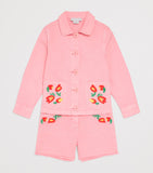 Stella McCartney Kids embroidered denim shorts for ages 3-14 years (British brand)