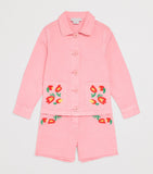 Stella McCartney Kids embroidered denim shorts for ages 3-14 years (British brand)
