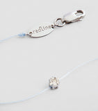 Redline white gold diamond illusion bracelet - British product