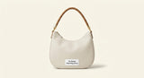 McQueen suede Wishbone shoulder bag with gold hardware, UK version