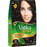 Dabur Henna permanent hair color rich black - British product