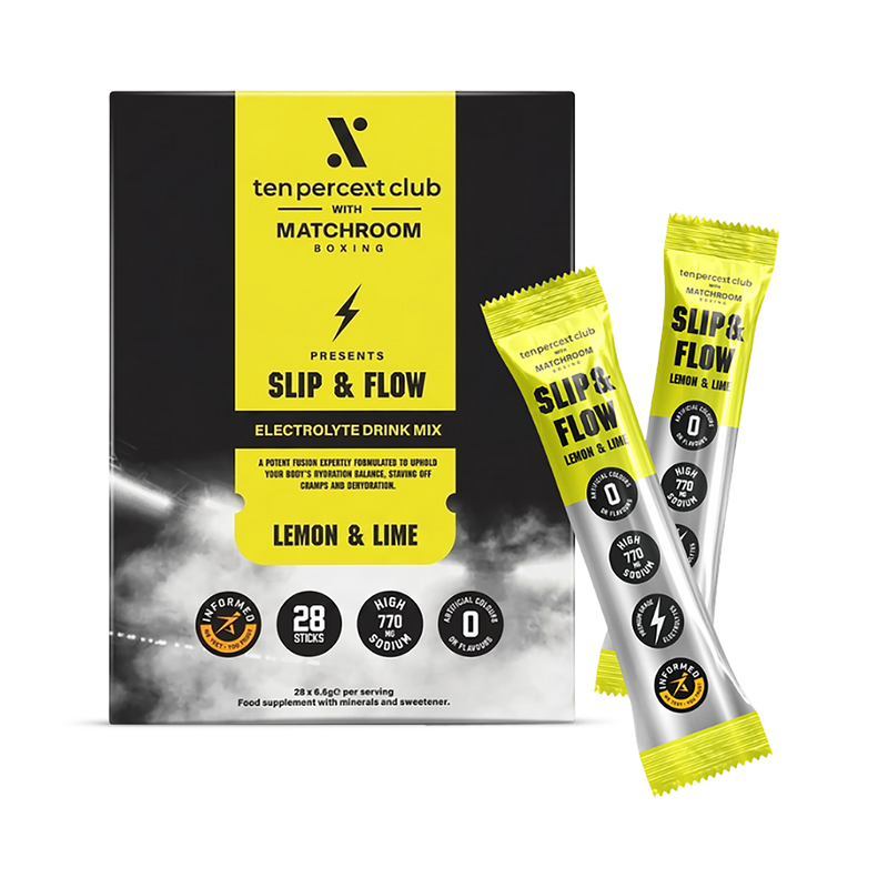 Ten Percent Club lemon lime electrolytes 28 sachets, UK version