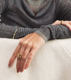 Spinelli Kilcollin yellow gold diamond Kira ring - British product