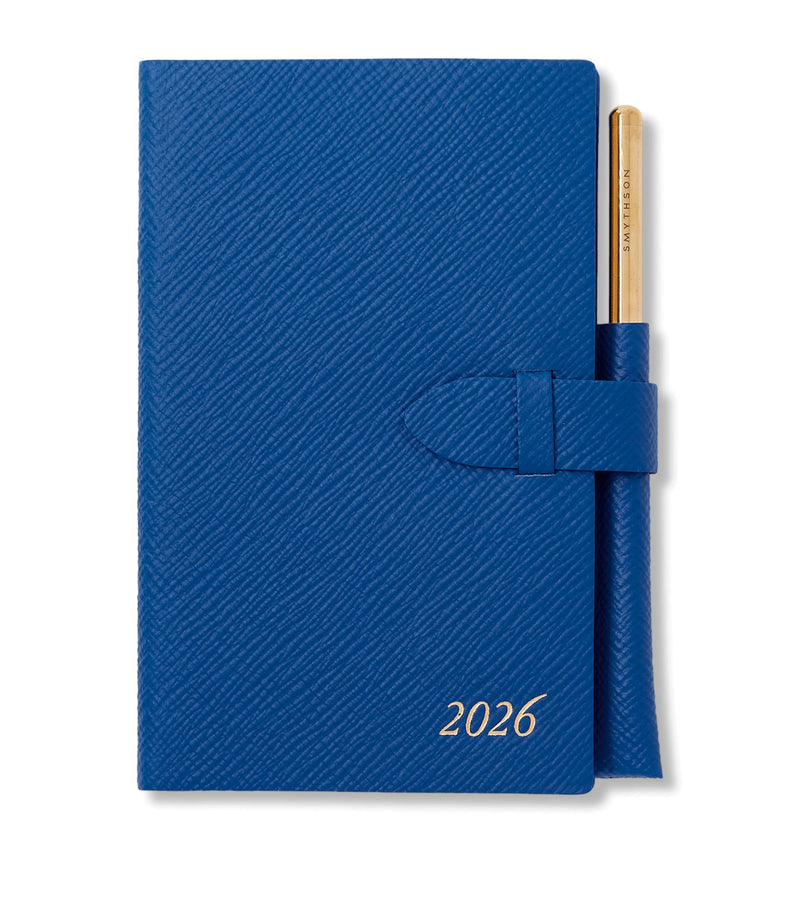 Smythson Panama Leather 2026 Weekly Diary (British brand)
