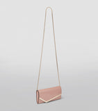 Jimmy Choo Emmie leather clutch bag, imported from the UK