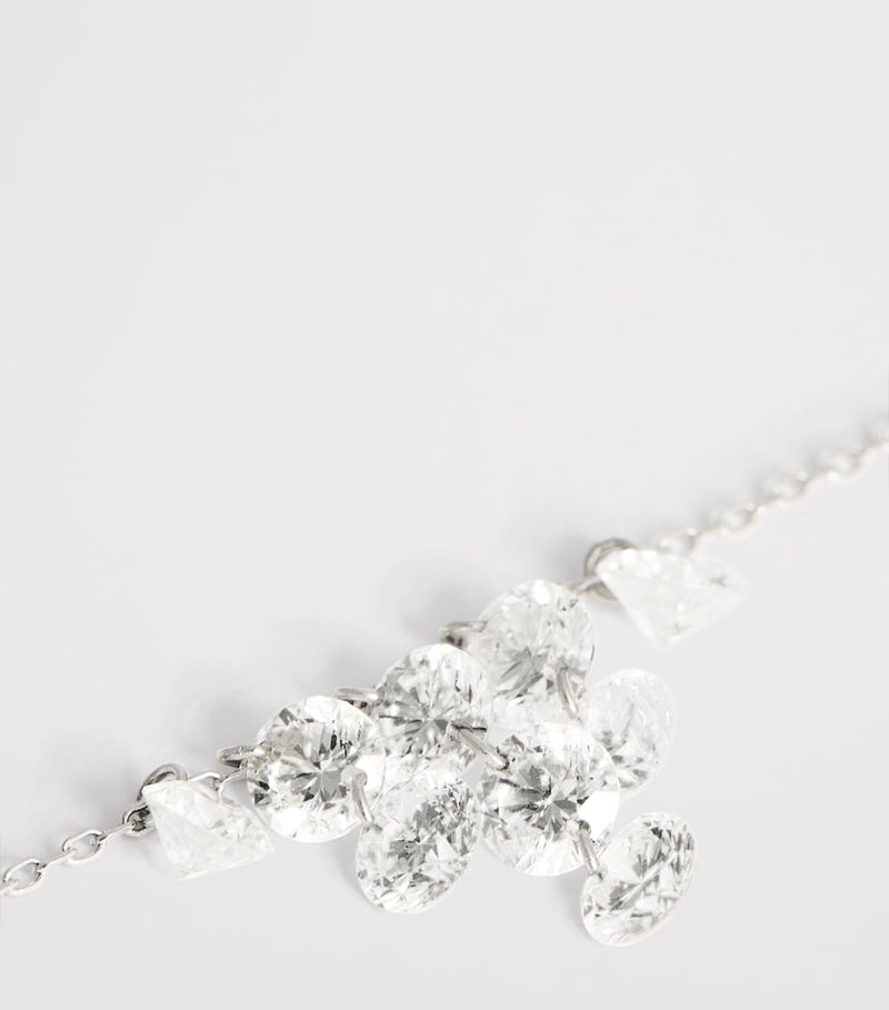 Persée white gold diamond pendant necklace, UK version