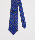 Dunhill mulberry silk printed tie 9.5cm, UK version