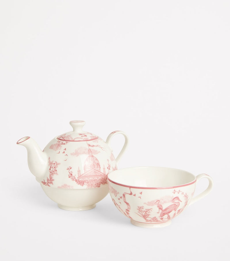 Harrods bone china tea for one set, imported from the UK
