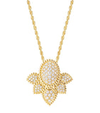 Boucheron yellow gold diamond Serpent Bohème necklace, UK version