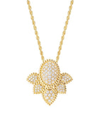Boucheron yellow gold diamond Serpent Bohème necklace, UK version