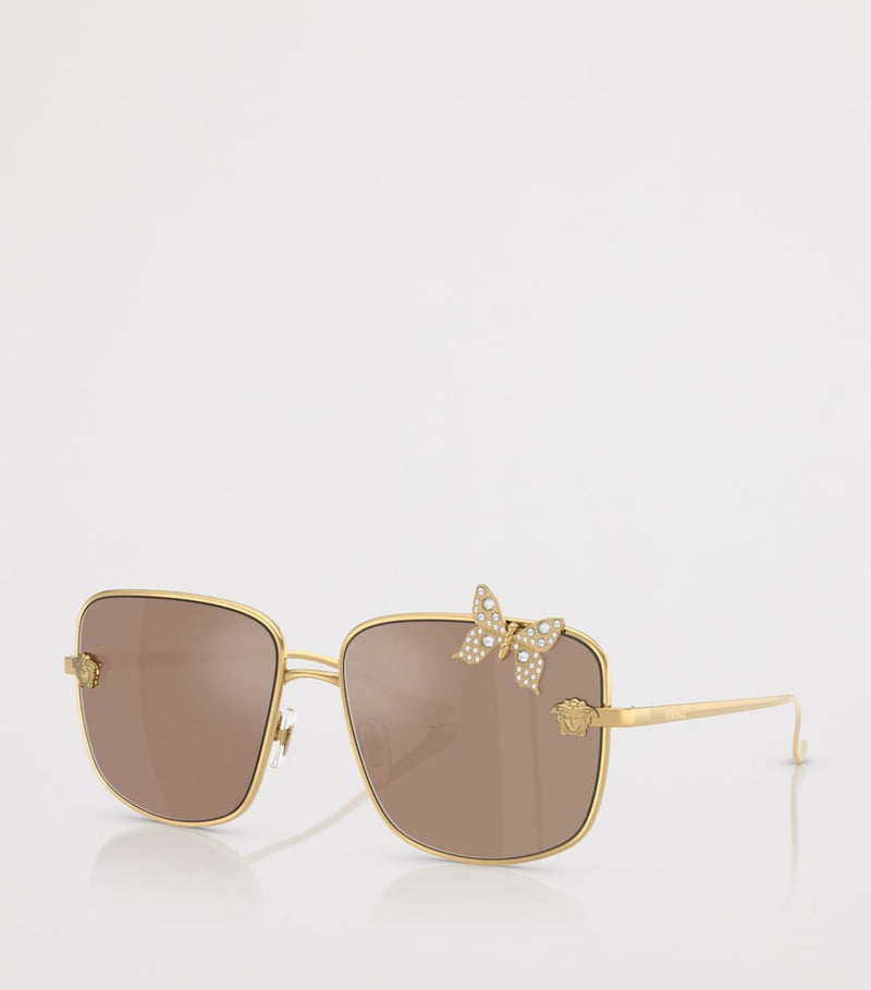 Versace square butterfly sunglasses (British brand)