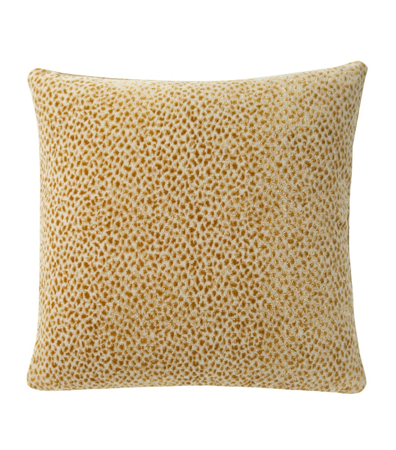 Yves Delorme Zenaide beige cushion cover 45cm square, imported from the UK