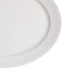 Royal Copenhagen white fluted porcelain oval dish 34cm x 27.5cm, imported from the UK