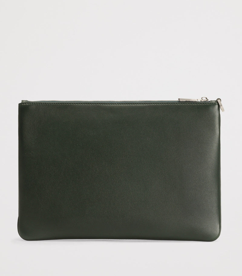 Dolce&Gabbana canvas-calfskin plongé toiletry bag - British product