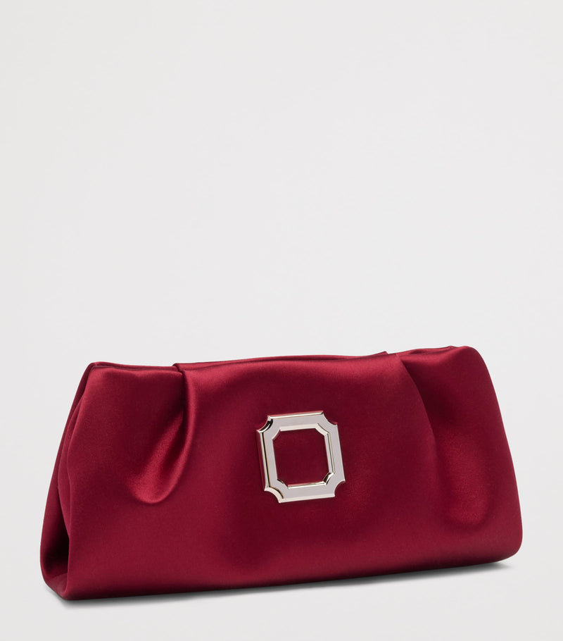 Malone Souliers Vittoria Soft satin clutch bag (British brand)