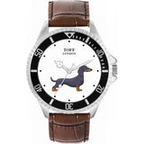 Superdrug Toff London White Mens Dachshund Dog Watch- Buy online at McGrocer