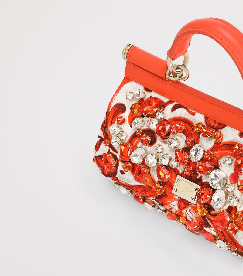 Dolce&Gabbana My Sicily top-handle bag Majolica print - British product