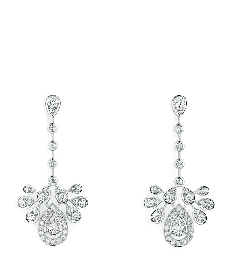 Chaumet white gold diamond earrings, UK version