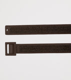 Weekend Max Mara woven leather-trim belt (British brand)