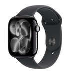 Apple smartwatch Jet Black with Black Sport Band 46mm - British product