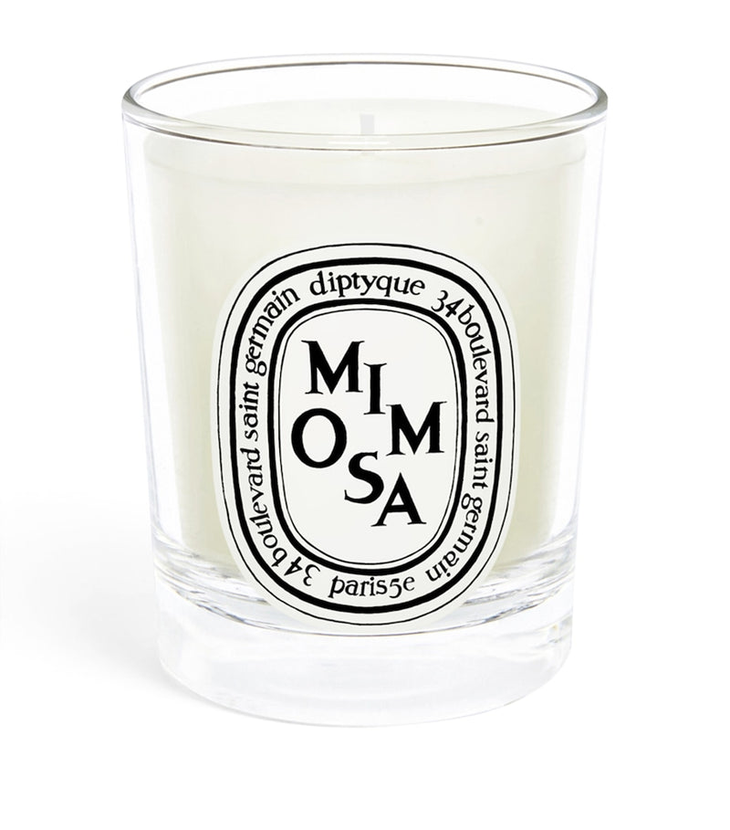 Diptyque mini mimosa scented candle 70g - British product