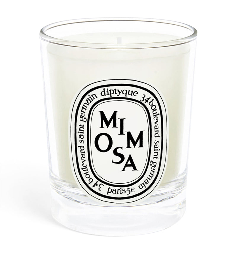 Diptyque mini mimosa scented candle 70g - British product