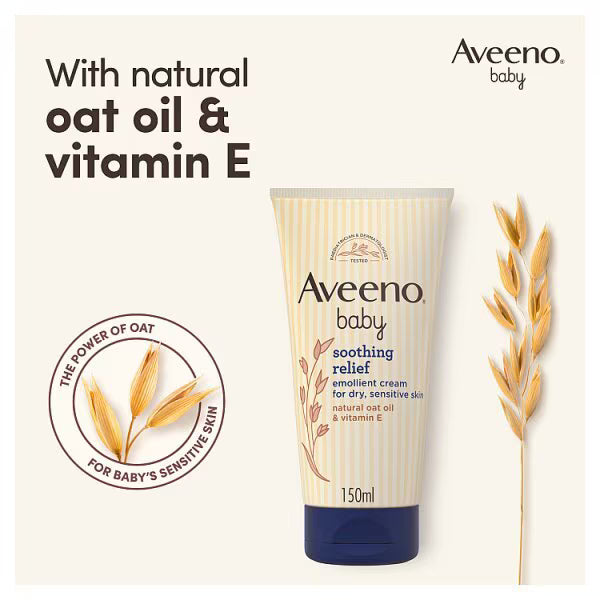 Aveeno Baby Soothing Relief Emollient Cream 150ml - British product