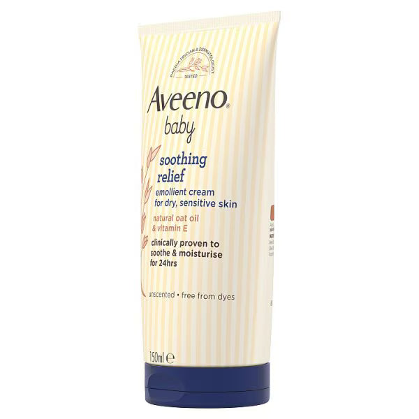 Aveeno Baby Soothing Relief Emollient Cream 150ml - British product