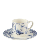 Harrods Gien Ceramic Dépareillé Espresso Mug and Saucer- Buy online at McGrocer