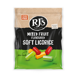 RJs Mixed Fruit Soft Licorice 280g