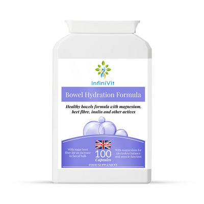 Holland & Barrett InfiniVit Bowel Hydration Formula 100 Capsules- Buy online at McGrocer