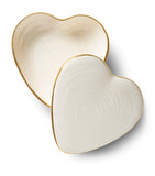 Aerin shagreen heart jewellery box - British product