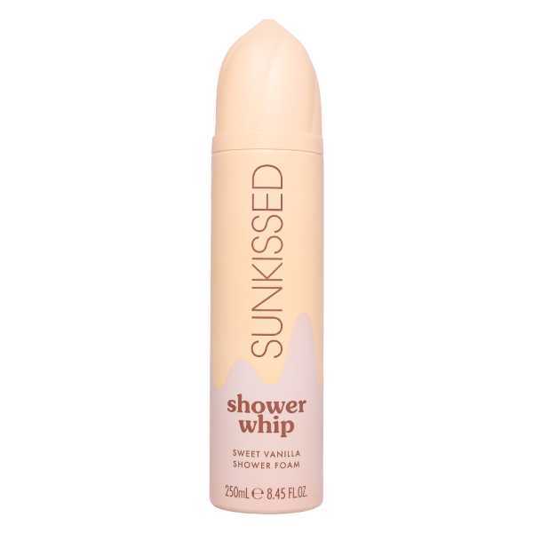 Sunkissed Shower Whip vanilla 250ml, imported from the UK