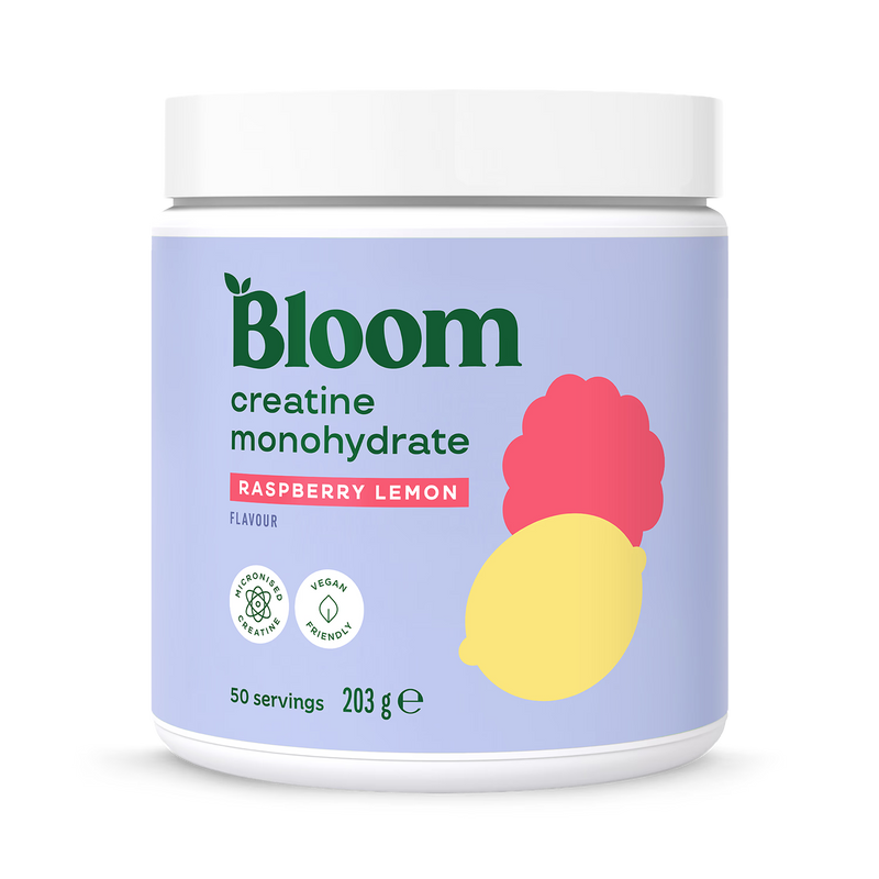 Bloom Raspberry Lemon creatine 203g, imported from the UK
