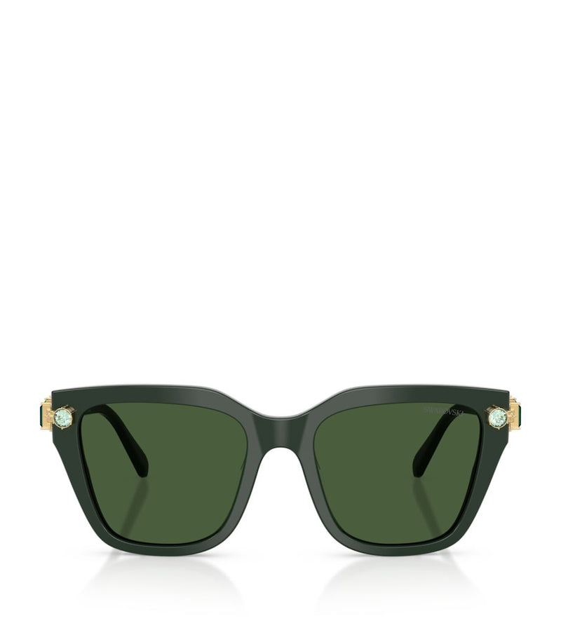 Swarovski acetate oversized SK6041 sunglasses, imported from the UK
