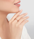 Bvlgari rose gold diamond B.zero1 ring - British product