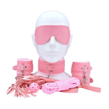 Bound to Play bondage kit pink 8 piece, imported from the UK