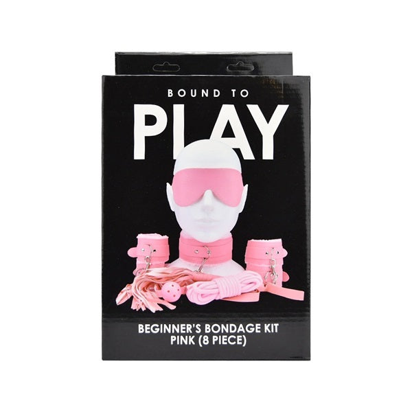 Bound to Play bondage kit pink 8 piece, imported from the UK