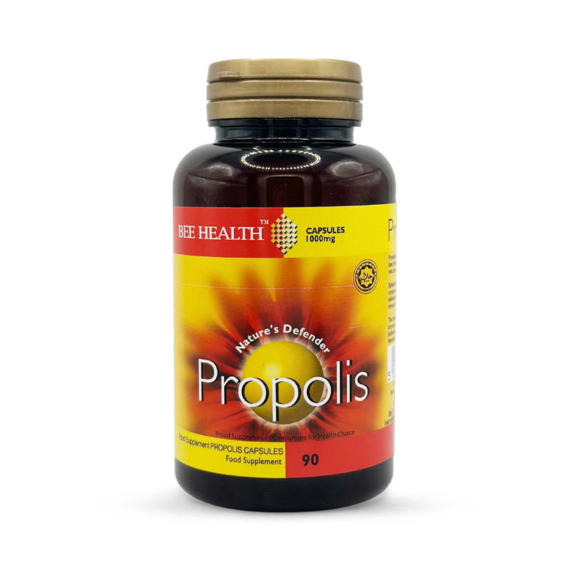 Bee Health Propolis 90 gelatine capsules supplement - British product