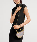 Bvlgari mini Serpenti Cuoricino top-handle bag with crystals, UK version