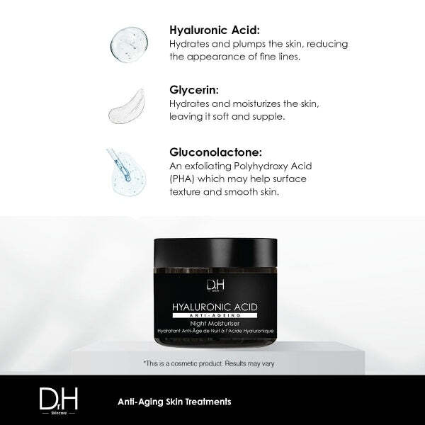 Dr H Hyaluronic Acid Anti-Ageing Night Moisturiser 60ml
