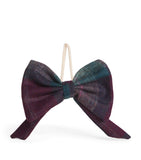Donna Wilson tartan bow tree decoration 15cm (British brand)