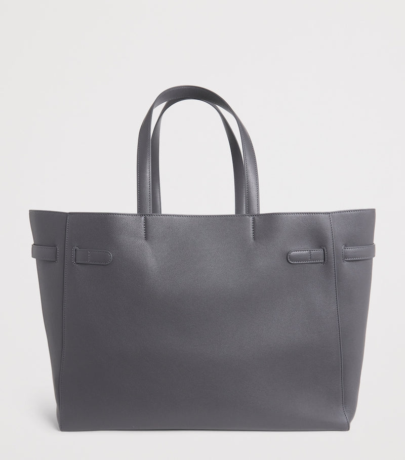 Thom Browne leather Cabas tote bag - British product