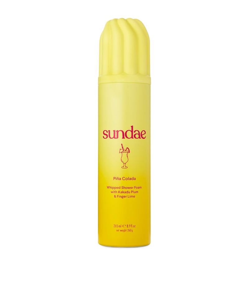 Sundae Body Piña Colada whipped shower foam 265ml, imported from the UK