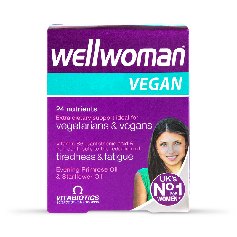 Vitabiotics Wellwoman Vegan 60 tablets (British brand)